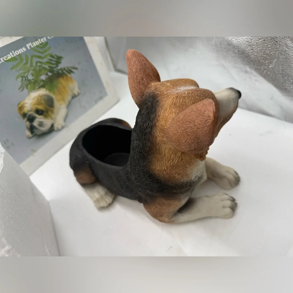 Corgi dog Planter  Continental Creations  Life-Like #P1141. - Picture 2 of 7